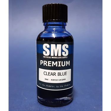 SMS PL19 Premium Acrylic Lacquer Clear Blue 30ml